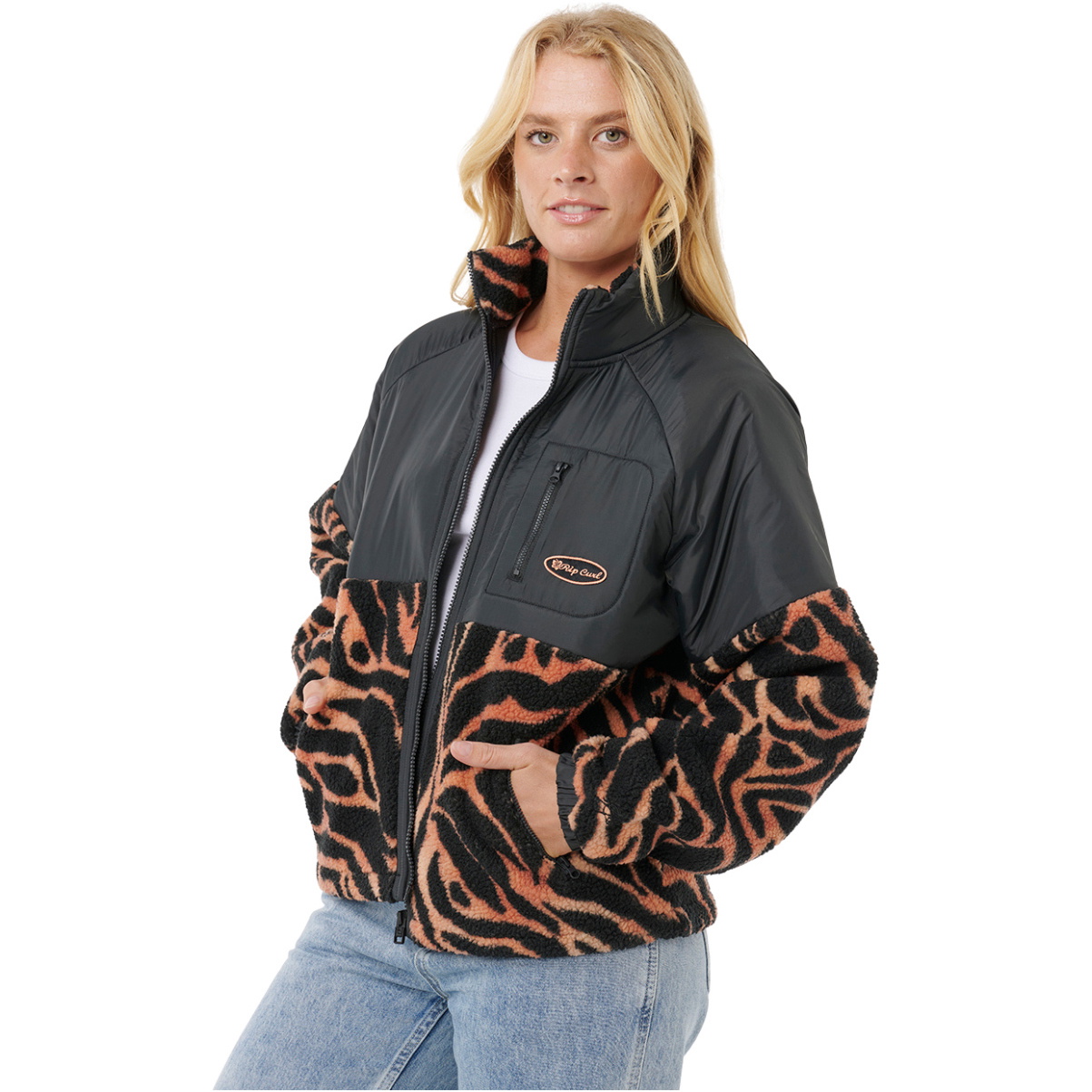 2025 Rip Curl Womens Keepsakes Anti-Series Polar Fleece 09OWFL - Black